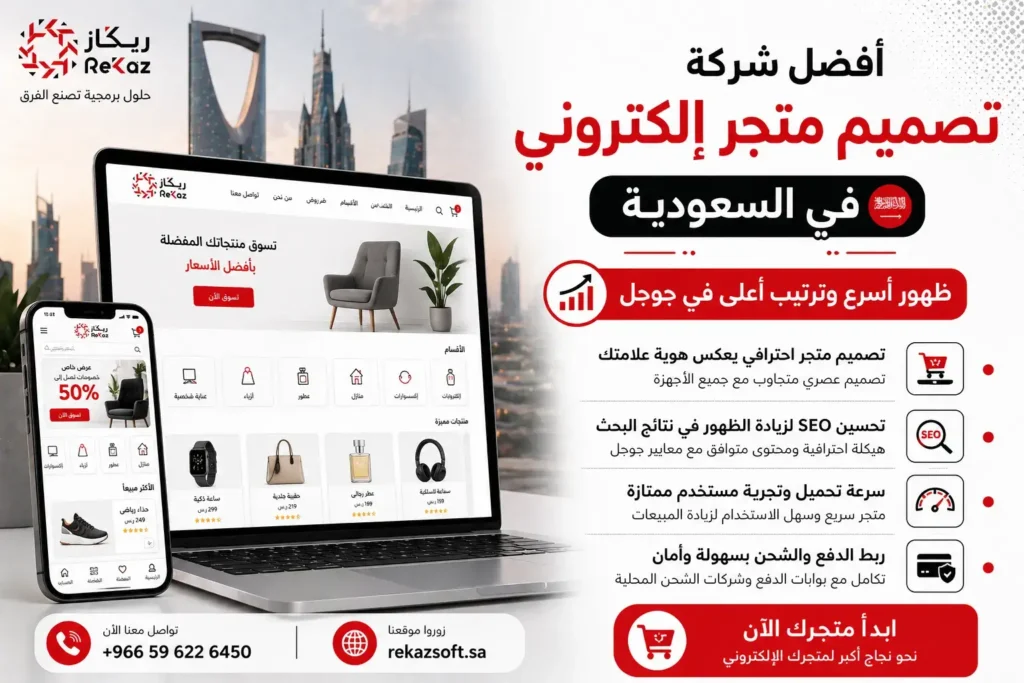 أفضل شركة تصميم متجر الكتروني