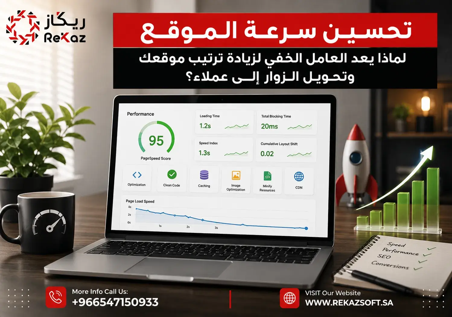 تحسين سرعة الموقع